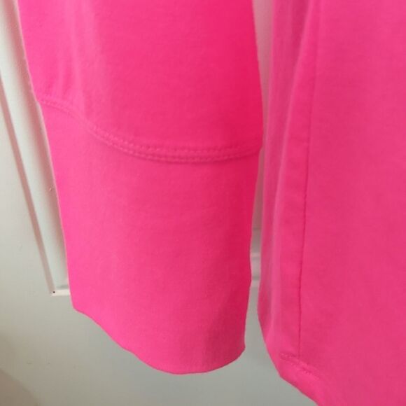 LIVI Active neon pink long sleeve v-neck t-shirt - Picture 8 of 9